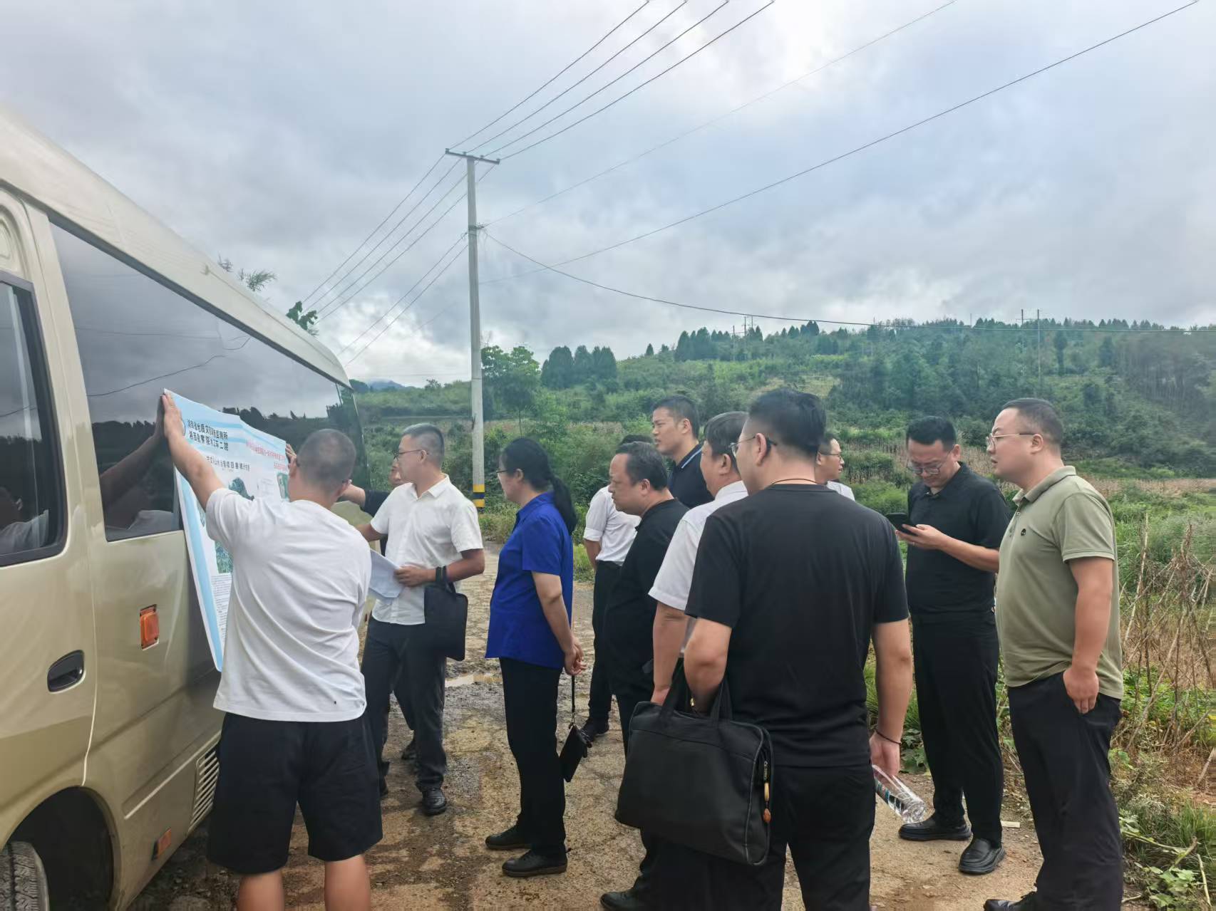 省自然资源厅调研组赴古丈县调研“十五五”山水工程推进情况