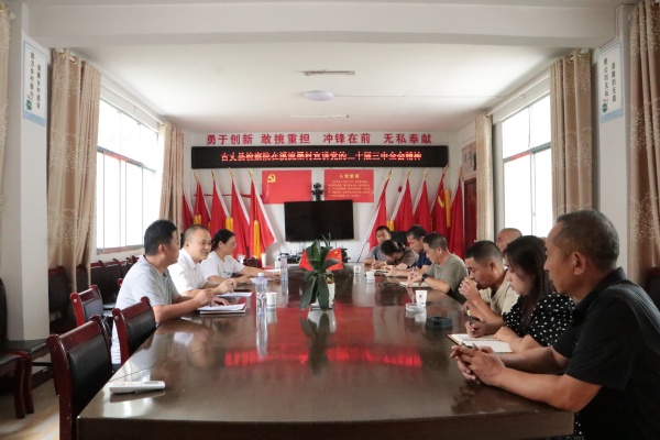 龙浩到溪流墨村宣讲党的二十届三中全会精神