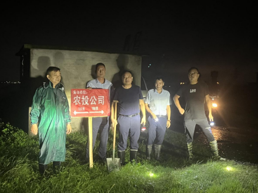 防汛进行时！区农发公司筑牢防汛安全防线