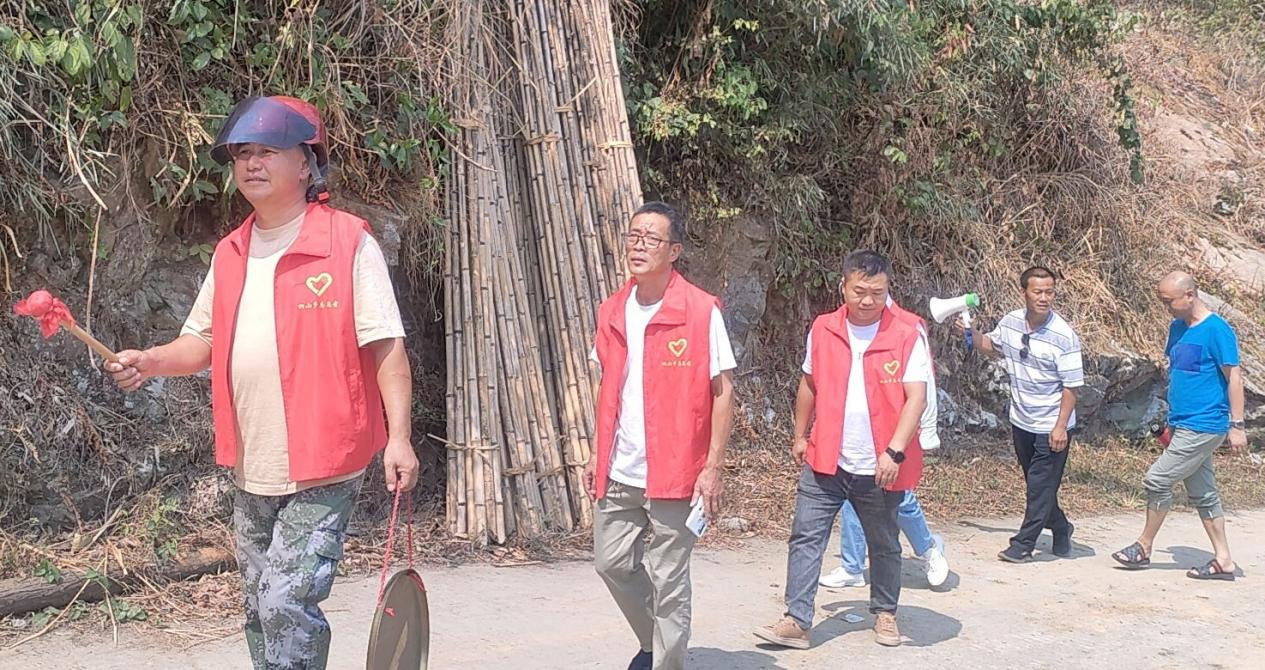 桐山乡大道村全面开展森林防火宣传