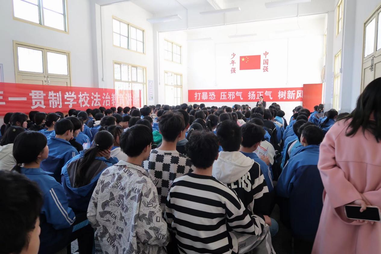 桐山乡：反恐教育进校园  学法懂法护蕾行