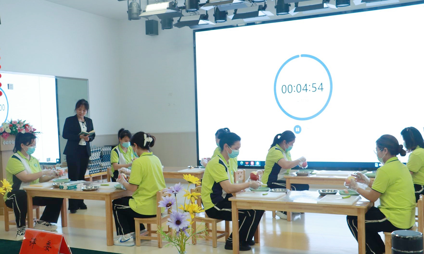 武陵区高山街幼儿园举办保育员技能大赛