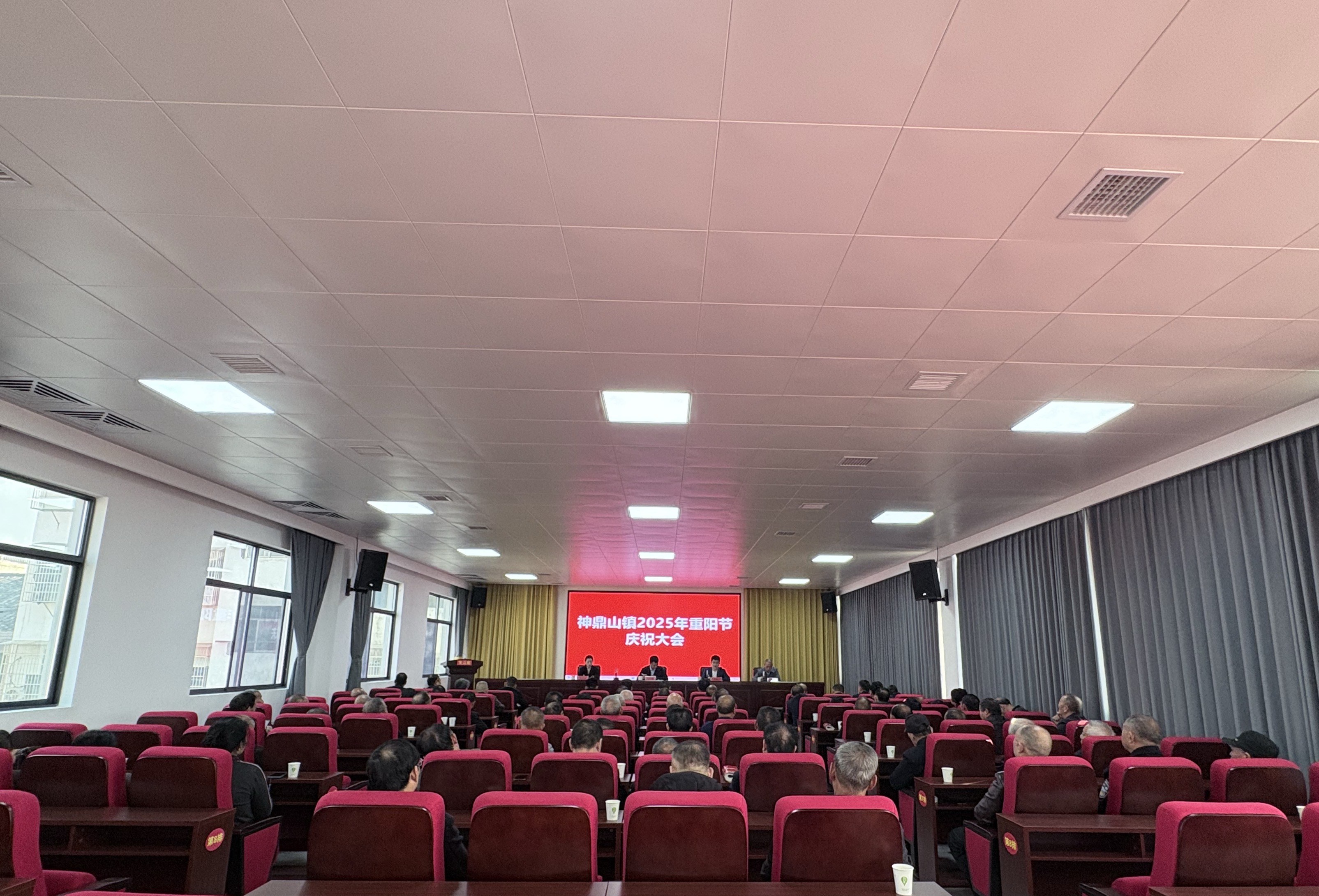 神鼎山镇：敬老重阳叙情谊  同心共话促振兴