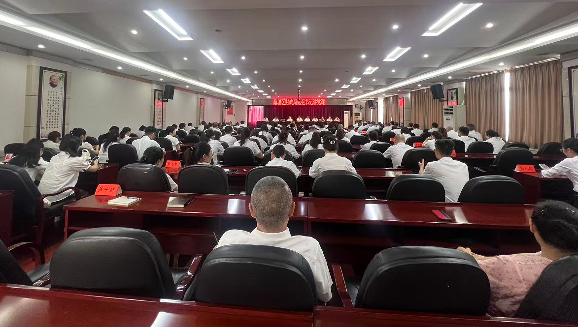 鼎城区财政局召开庆祝中国共产党成立105周年大会