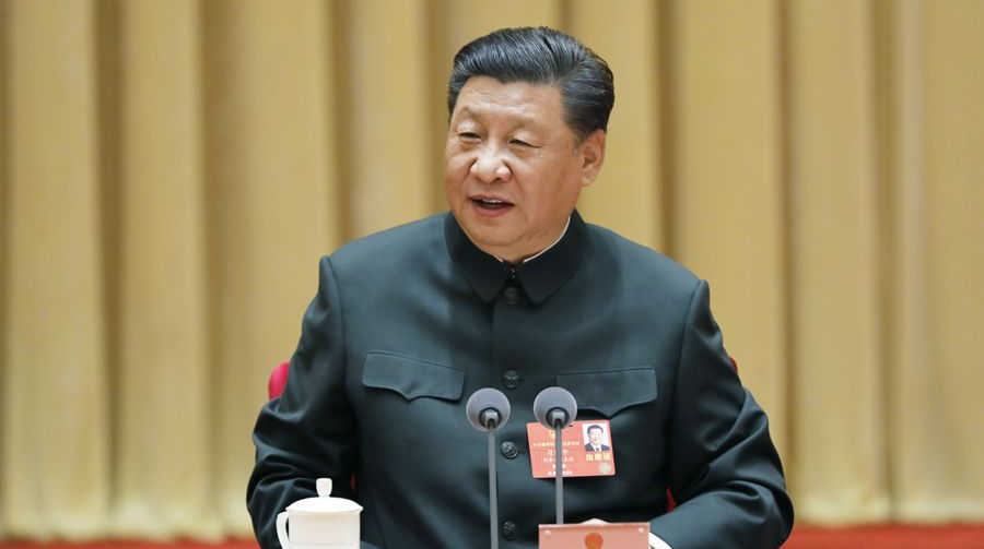 习近平出席解放军和武警部队代表团全体会议