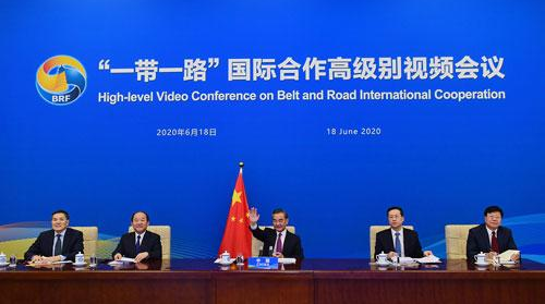 习近平向“一带一路”国际合作高级别视频会议发表书面致辞
