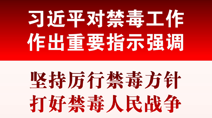 习近平：坚持厉行禁毒方针 打好禁毒人民战争 推动禁毒工作