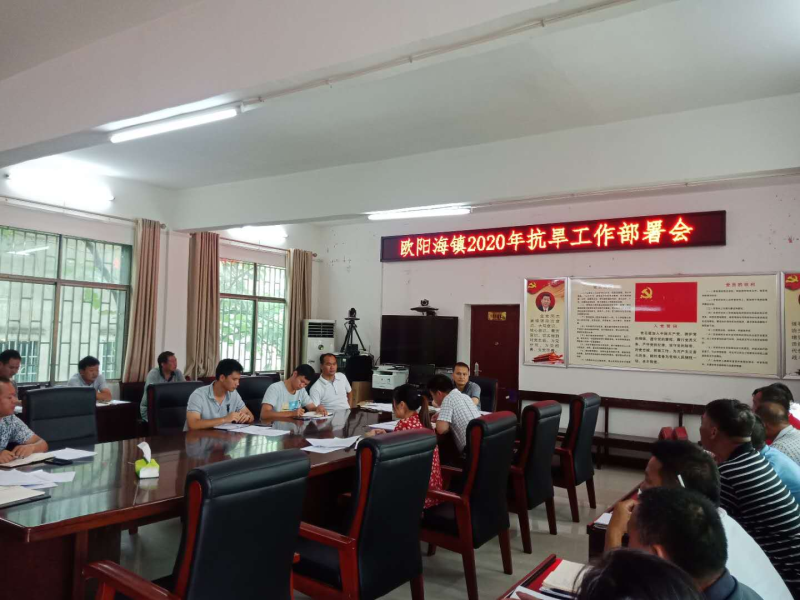欧阳海镇“三个强化”全力打好抗旱救灾保卫战
