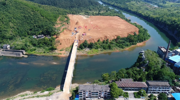 舂陵江镇陶源村官田小康示范新村建设项目村民住宅工程开工奠基