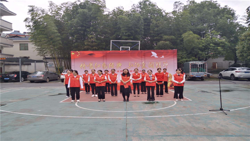 传唱红色经典，弘扬爱国精神——仁义镇喜迎国庆红歌比赛  圆满举办