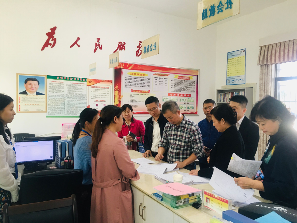 省统计局张昭红一行到桂阳调研第七次全国人口普查工作