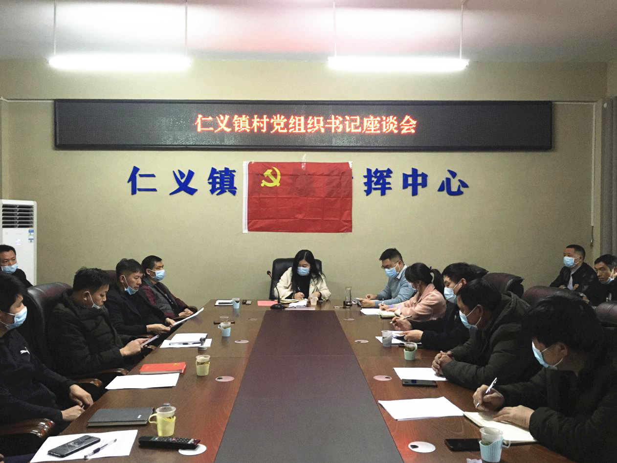 仁义镇召开村党组织书记座谈会