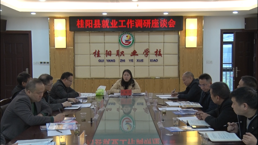 我县召开就业工作调研座谈会