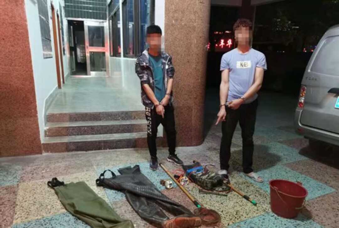 县森林公安局破获今年首例非法捕捞水产品案
