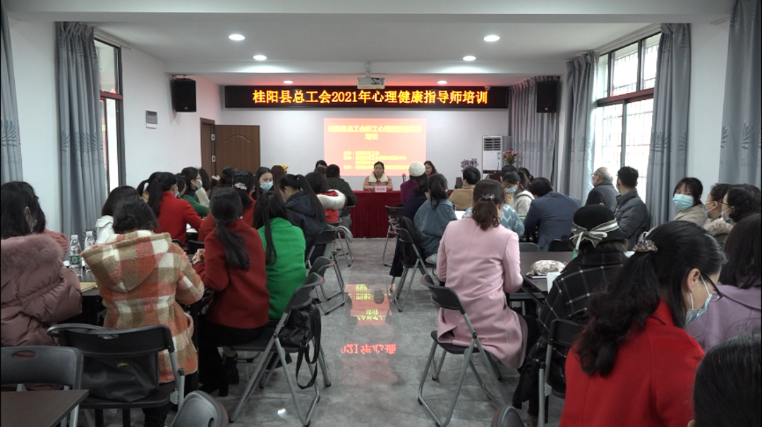 县总工会开展2021年心理健康指导师培训