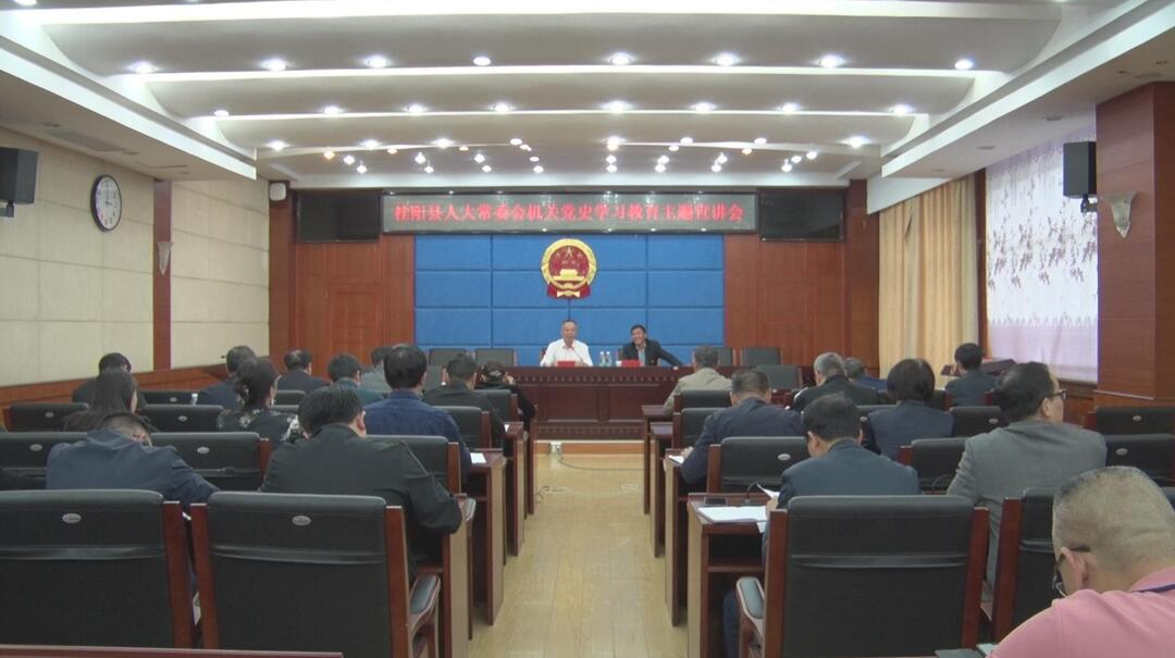 ​奋斗百年路 启航新征程—学党史 悟思想 办实事 开新局 县人大常委会机关党史学习教育主题宣讲会召开