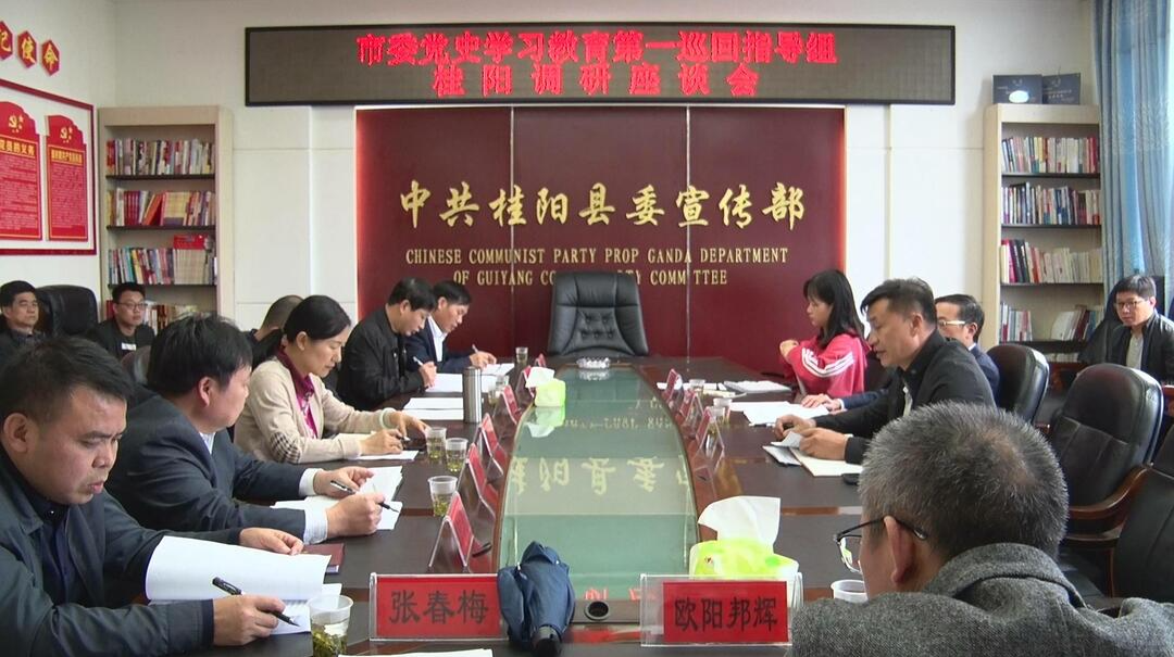 市委党史学习教育第一巡回指导组来我县指导党史学习教育工作