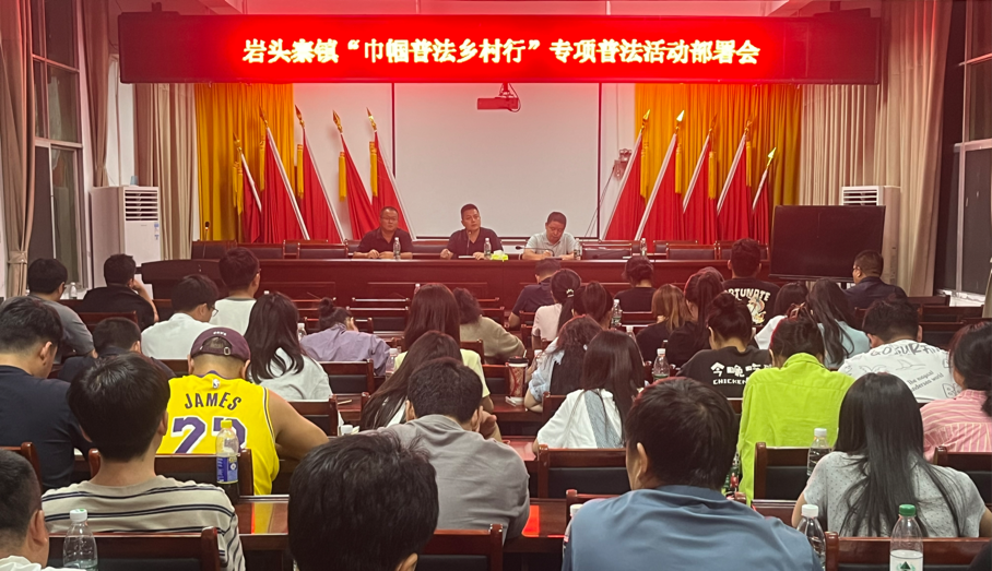 岩头寨镇：切实开展巾帼普法乡村行活动