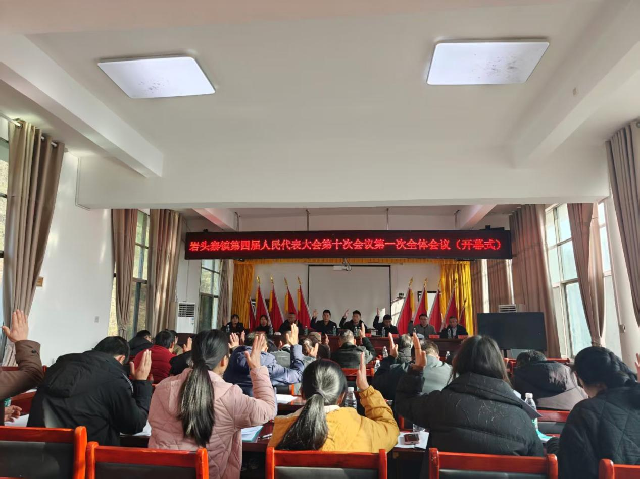 岩头寨镇第四届人民代表大会第十次会议胜利召开