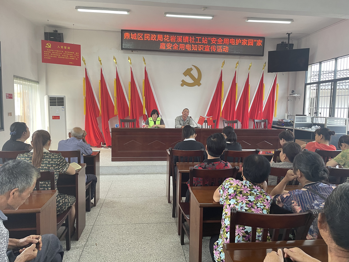 花岩溪镇：安全用电护家园