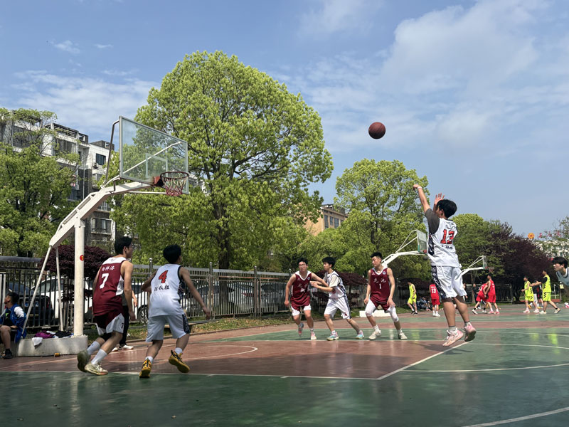 汉寿县中学生篮球赛火热开赛  龙池实验中学承办并推“5上5下”特色赛制