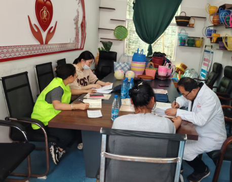 我为群众办实事——古丈县阳光家园开展集中托养学员体检活动