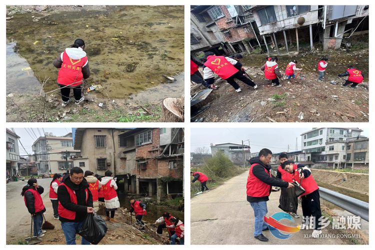 [月山镇] 河道整治“焕”新颜 清河净滩我先行