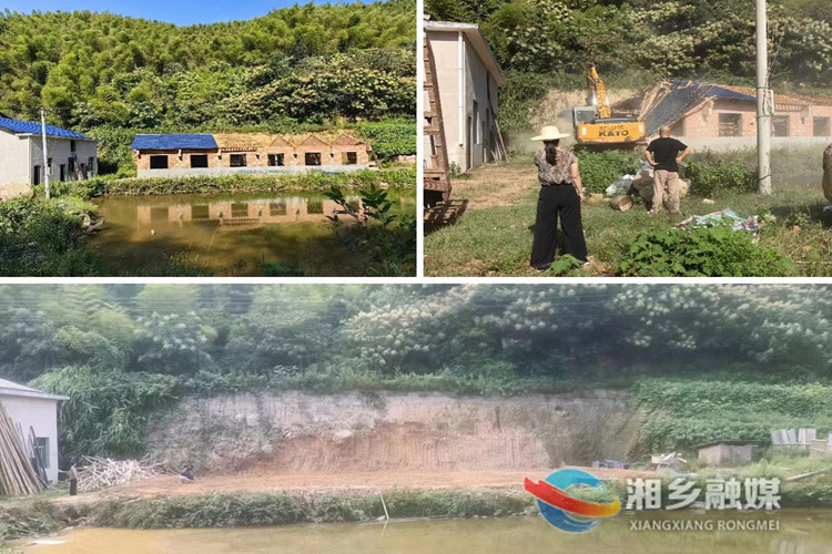 [中沙镇]拆除违建牛棚 加强耕地保护