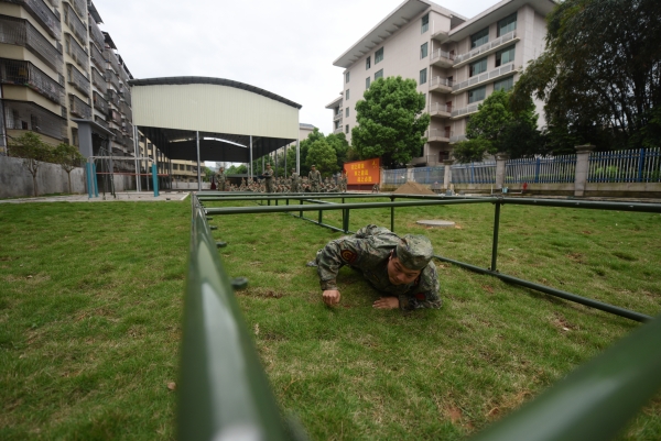 临武县人武部组织开展基干民兵专业分队集训