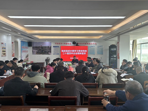 武水镇开展学习贯彻党的二十届四中全会精神宣讲活动