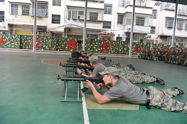 全市保交护路分队民兵集训在临武举行