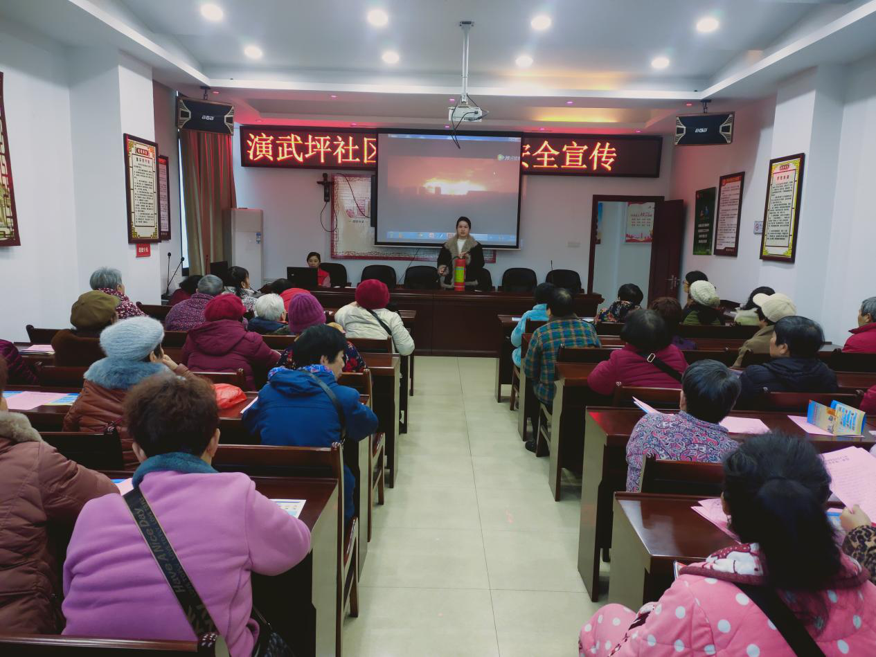 演武坪社区社区：喜迎“三八”妇女节，安全宣传不停歇