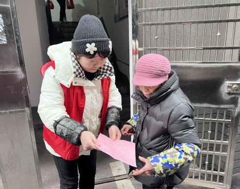 人民街道：蒸阳社区开展冬季消防安全知识宣传活动