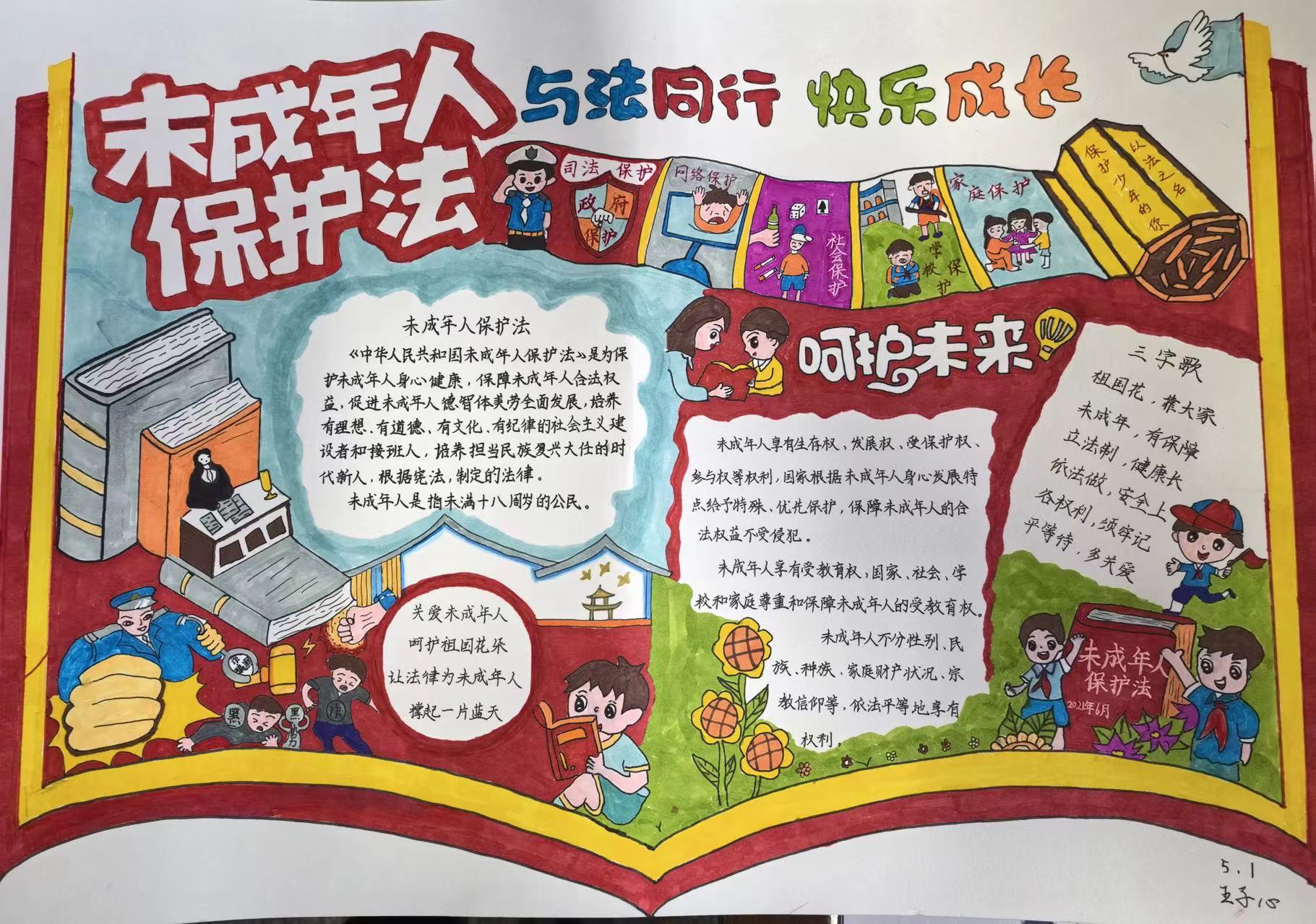 人民街道开展“利剑护蕾”绘画征集活动