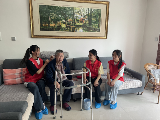 黄沙湾街道：雁栖湖社区开展“关爱残疾人·情谊暖人间”志愿活动