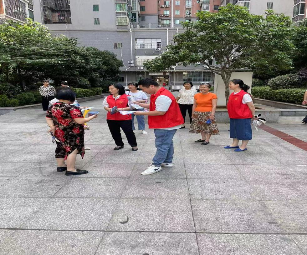 黄沙湾街道：辖神渡社区开展“推进城市节水·建设美丽城市”节水用水宣传活动