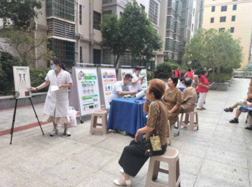 辖神渡社区开展“中华民族一家亲·健康义诊暖人心”主题活动