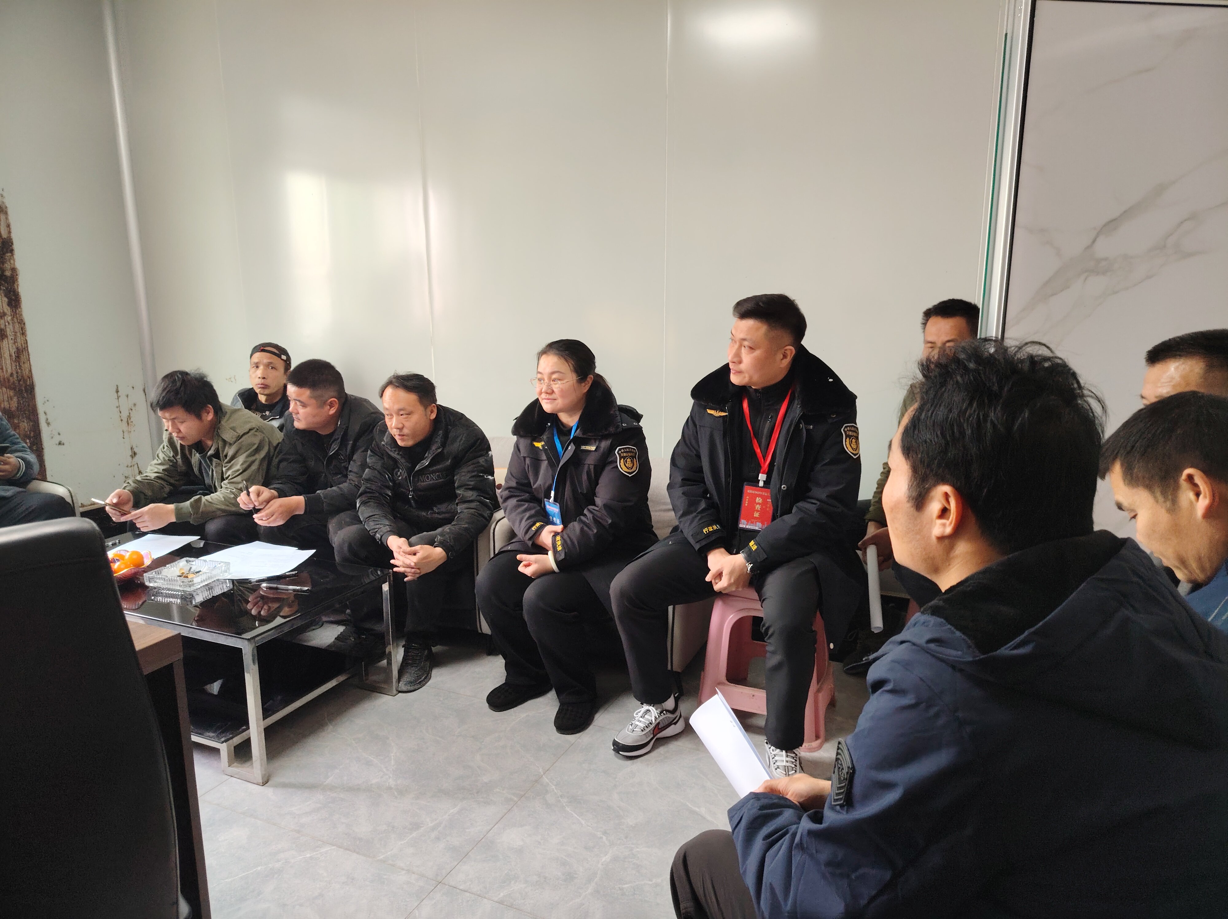 祁阳交通运输执法大队开展“开工第一课讲安全”活动