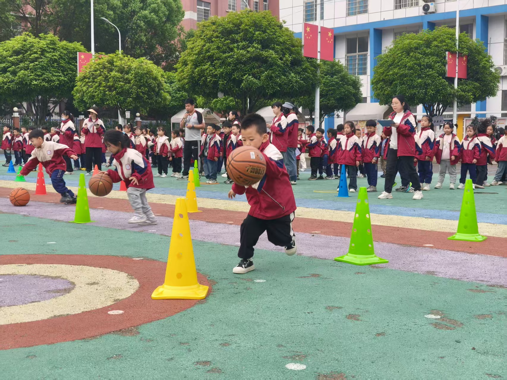 祁阳市中心幼儿园：举办趣味幼儿篮球赛