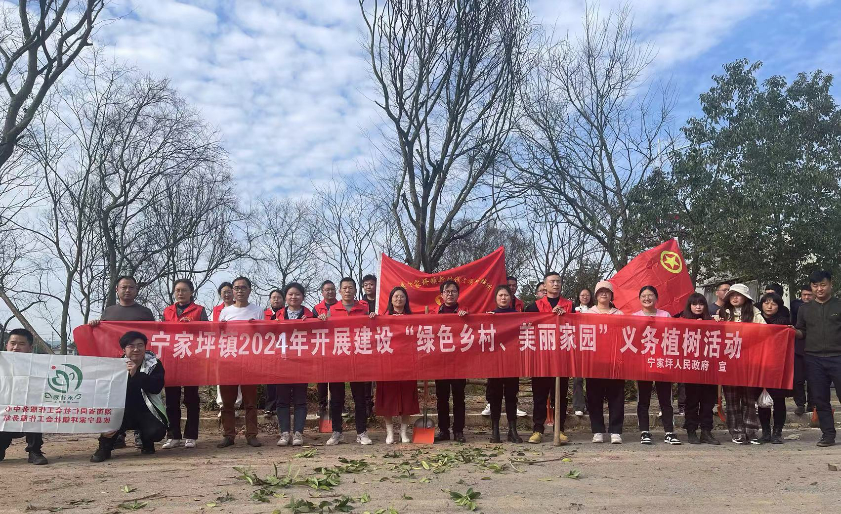 宁家坪镇：植此新绿  共树未来