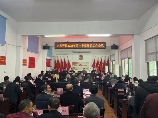 宁家坪镇召开一季度林长制工作会议