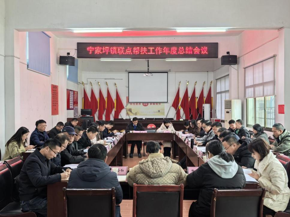 凝心聚力 谋定新局 ——宁家坪镇召开联点帮扶工作年度总结会