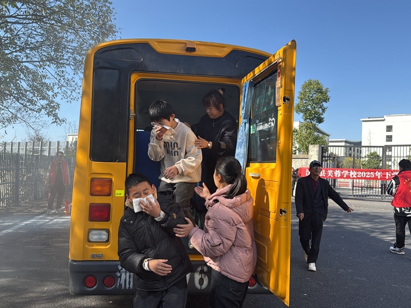 汉寿县芙蓉学校：“火”速行动 安全“童”行