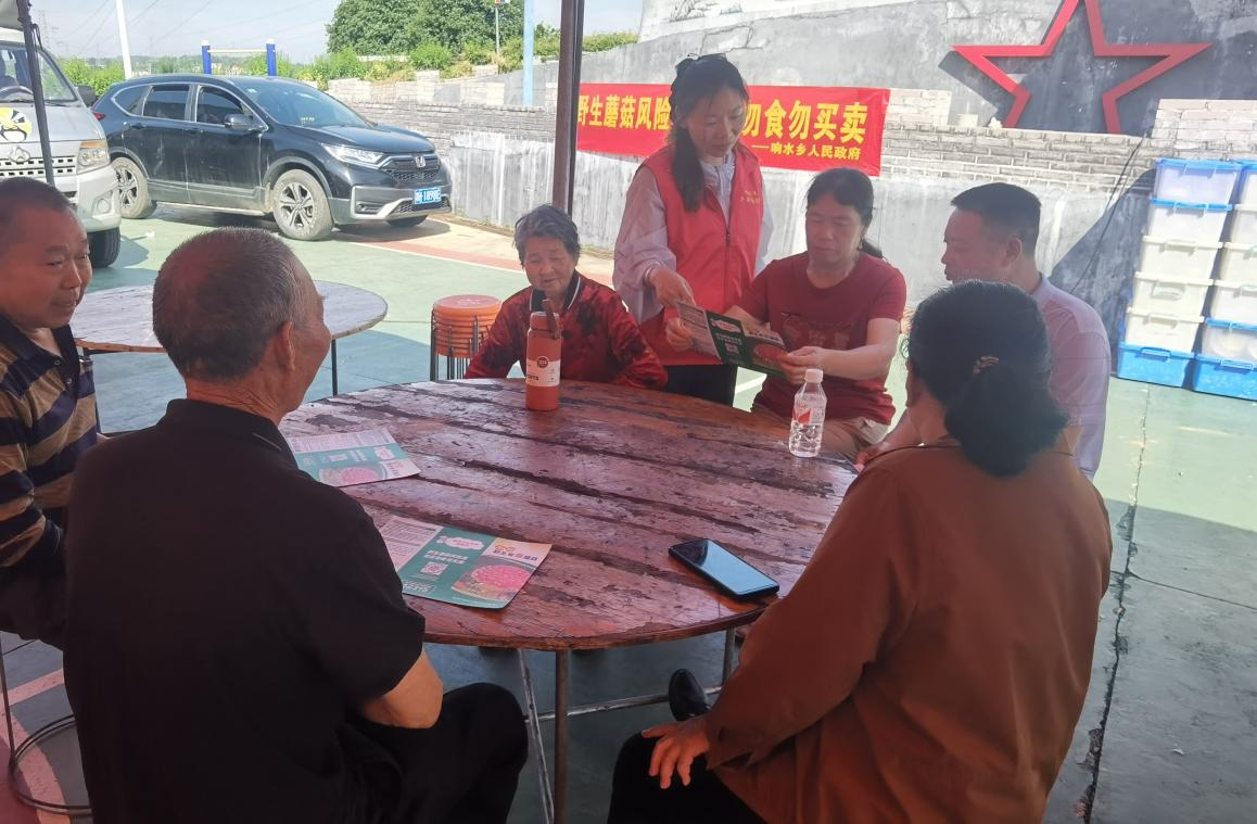 筑牢食安防线！响水乡开展野生蘑菇中毒预防宣传活动