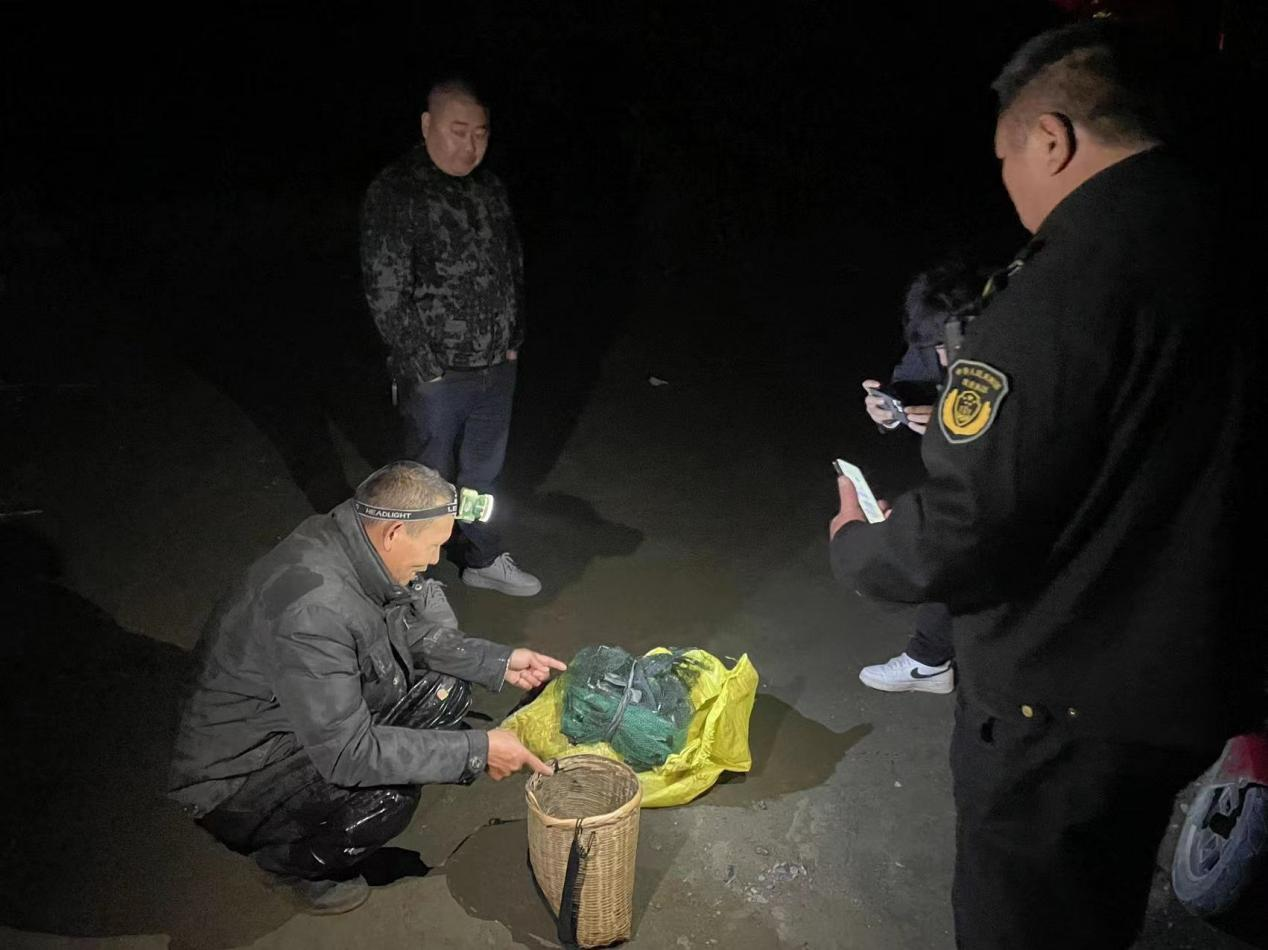河口乡禁捕执法在行动