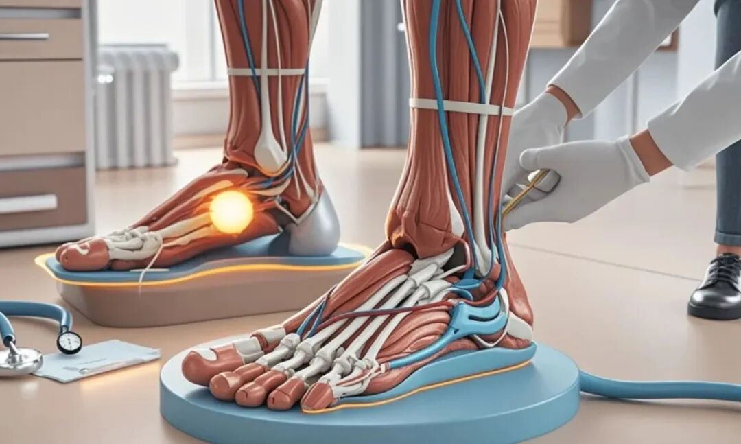 足跟疼痛示意图