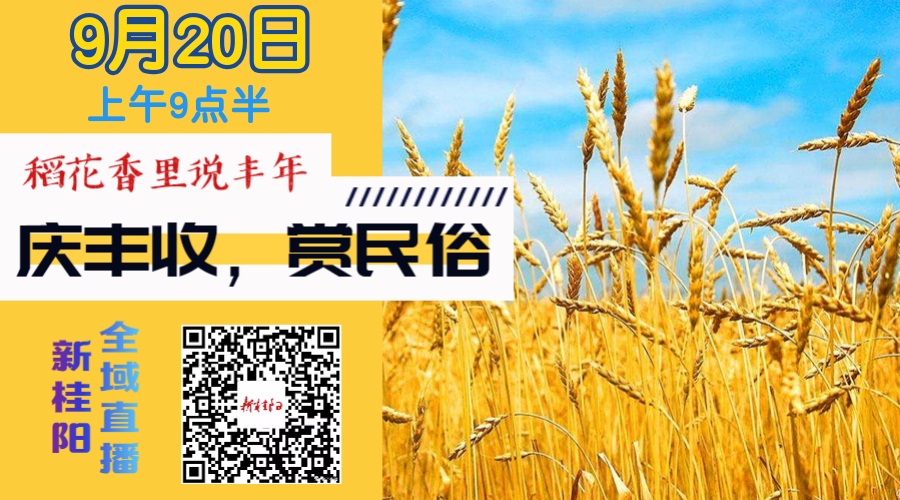 直播|载歌载舞　稻花香里说丰收年（9月20日上午9点30分）