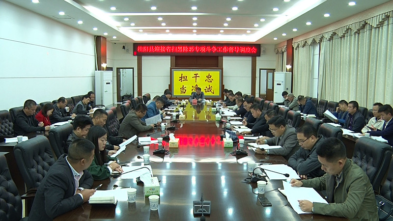 我县迎接省扫黑除恶专项斗争工作督导调度会召开