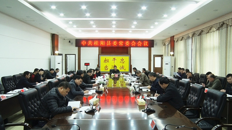 彭生智主持召开第21次县委常委会会议