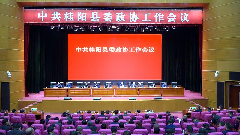 中共桂阳县委政协工作会议召开